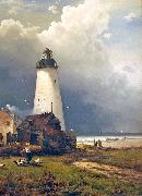Edward Moran, Sandy Hook Lighthouse